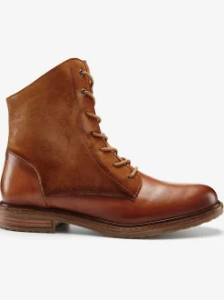Bottines en cuir doux