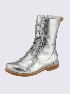 Bottines à lacets cuir nappa de vache