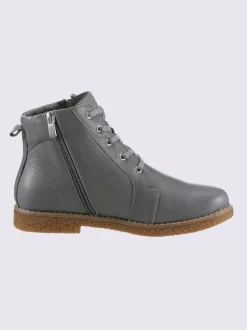 Bottines à lacets cuir nappa de vache