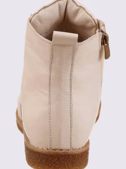 Bottines à lacets cuir nappa de vache