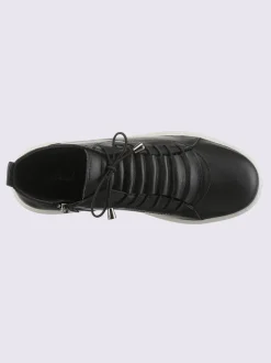 Bottines à lacets cuir nappa de vache