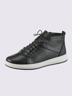 Bottines à lacets cuir nappa de vache