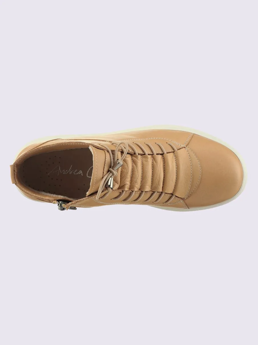 Bottines à lacets cuir nappa de vache