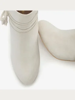 Bottines liens à nouer raffinés et élégants et laçage