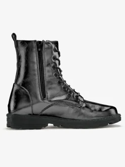 Bottines look métallisé tendance