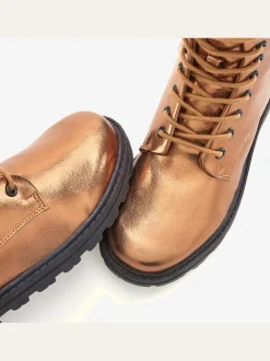 Bottines look métallisé tendance