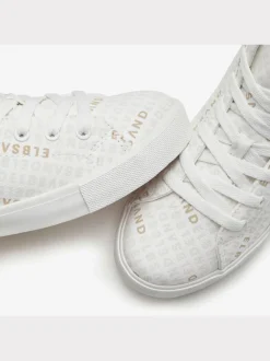 Bottines sneakers montantes avec logo imprimé tendance