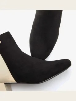 Bottines talon bottier confortable d'env. 4,5 cm