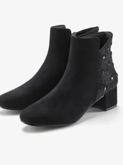 Bottines talon bottier confortable d'env. 4,5 cm