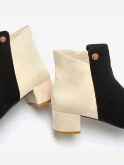 Bottines talon bottier confortable d'env. 4,5 cm