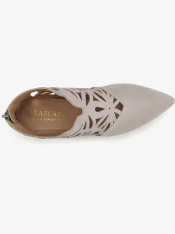 Bottines à talon haut bottines avec découpes féminines