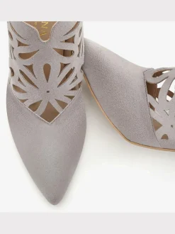 Bottines à talon haut bottines avec découpes féminines