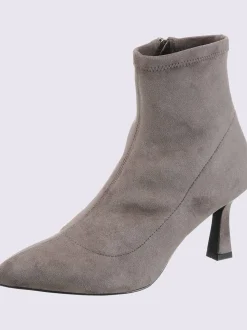 Bottines textile doux en synthétique velours