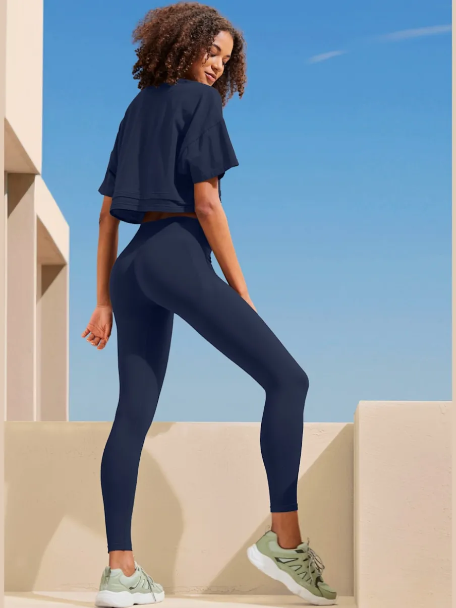 Caleçons courts sans coutures avec large ceinture élastique
