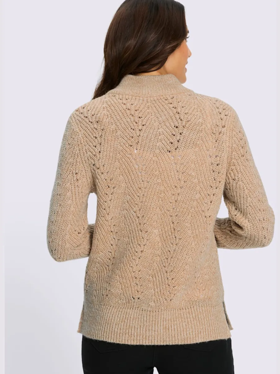 Camionneur tricot ajouré