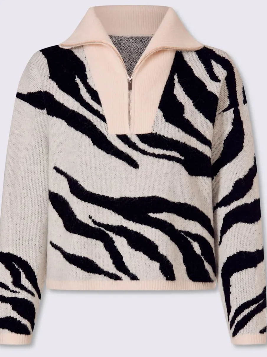 Camionneur tricot jacquard élégant