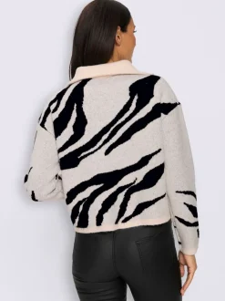 Camionneur tricot jacquard élégant