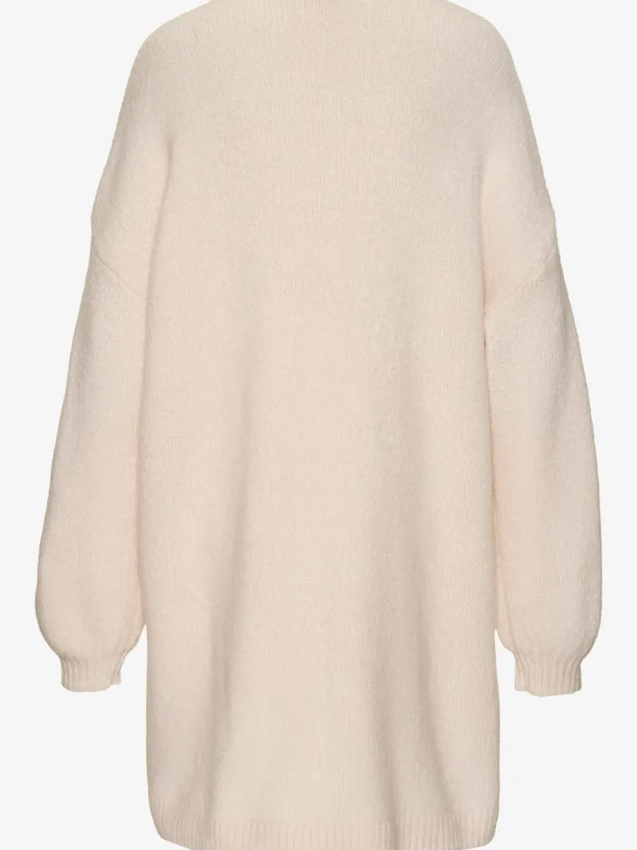 Cardigan ample en tricot doux avec bords-côtes confortables
