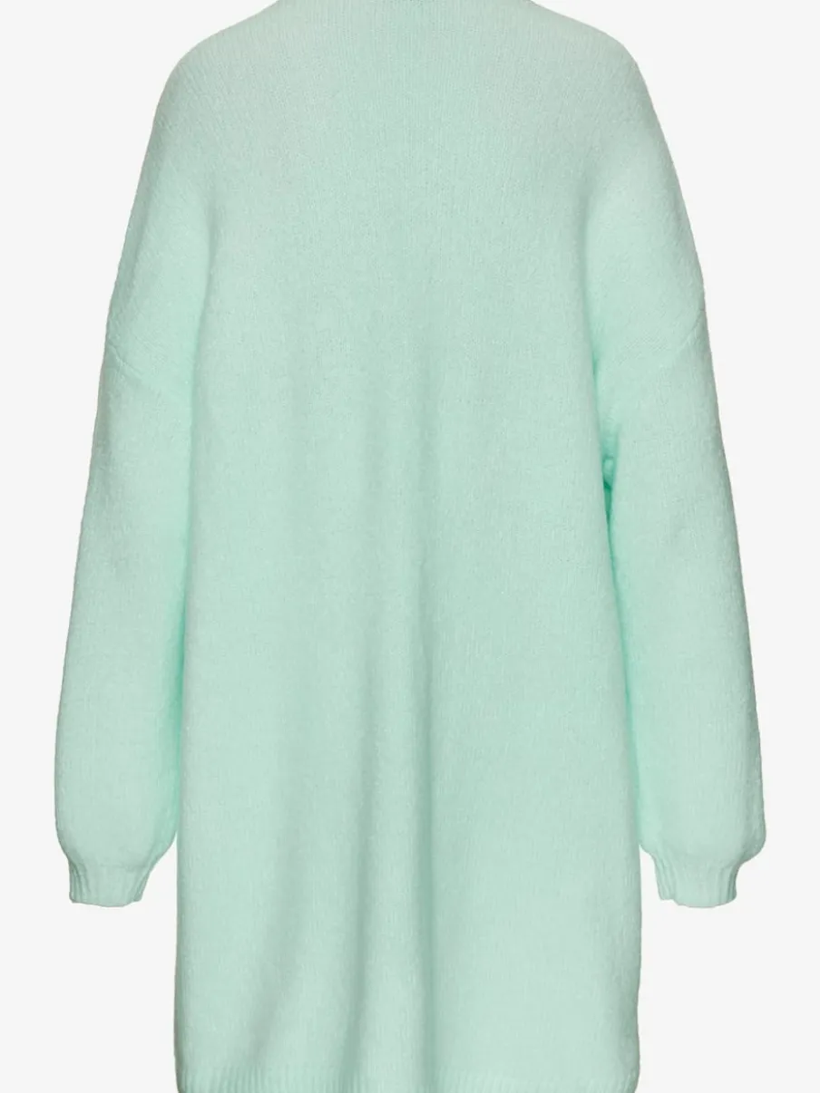 Cardigan ample en tricot doux avec bords-côtes confortables