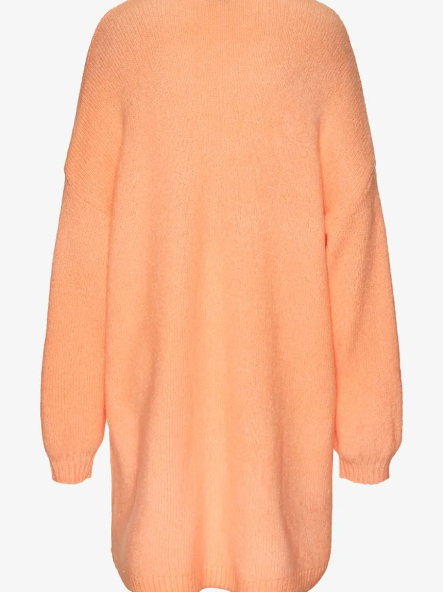 Cardigan ample en tricot doux avec bords-côtes confortables
