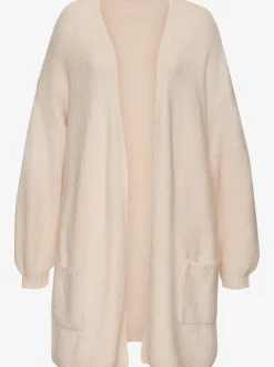 Cardigan ample en tricot doux avec bords-côtes confortables