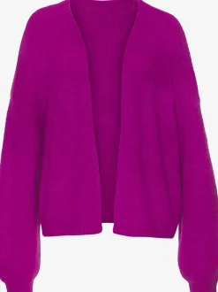 Cardigan ample en tricot à manches longues confortables