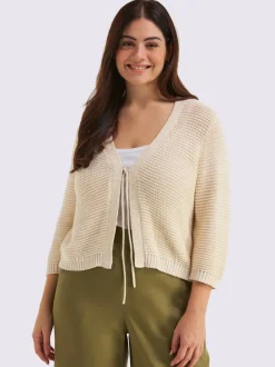 Cardigan brillance discrète