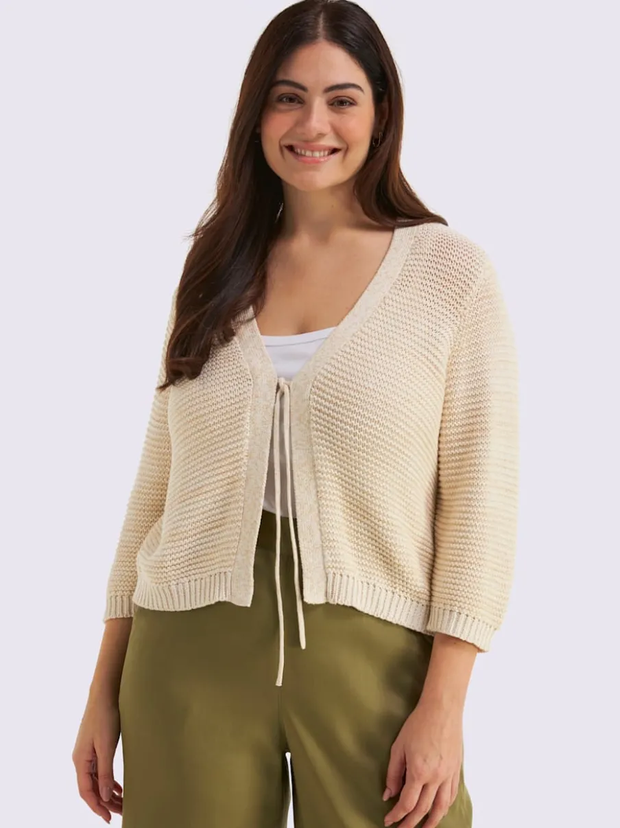Cardigan brillance discrète