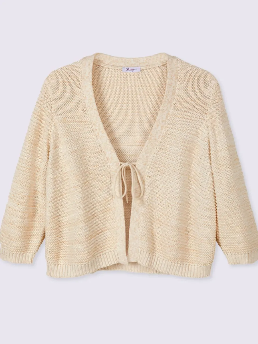 Cardigan brillance discrète