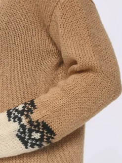 Cardigan motif jacquard tendance
