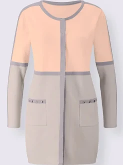 Cardigans avec rayures verticales et horizontales raffinées
