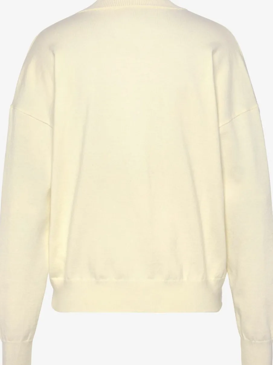 Cardigans en tricot à manches longues avec patte de boutonnage