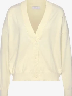 Cardigans en tricot à manches longues avec patte de boutonnage