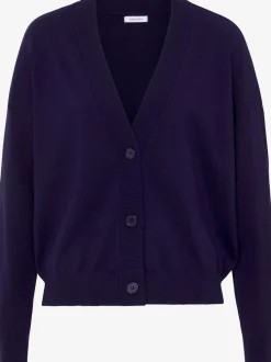 Cardigans en tricot à manches longues avec patte de boutonnage