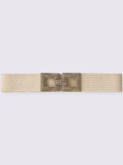Ceinture aspect tressé élégant
