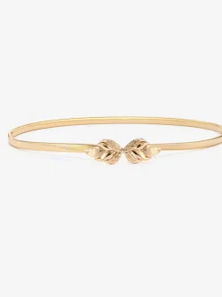 Ceinture décorative fine et extensible avec boucle plume tendance