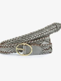 Ceinture en cuir forme personnalisée grâce à l'aspect tressé