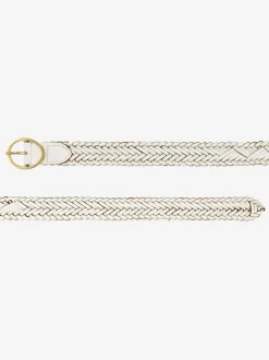 Ceinture en cuir forme personnalisée grâce à l'aspect tressé