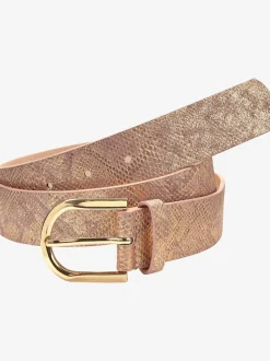 Ceinture hanches ceinture au look métallisé tendance avec motif animal en relief