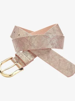 Ceinture hanches ceinture au look métallisé tendance avec motif animal en relief