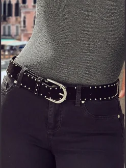 Ceinture hanches ceinture moderne en synthétique velours
