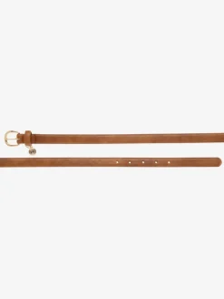 Ceinture hanches ceinture simple et étroite en synthétique avec petit pendentif