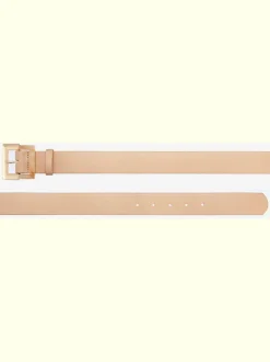Ceinture hanches ceinture tendance en imitation cuir avec détails couleur or