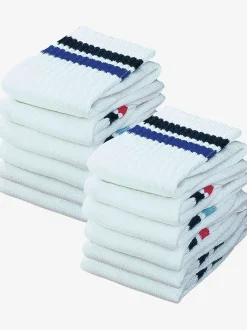 Chaussettes de tennis chaussettes de sport à rayures sous les bords-côtes