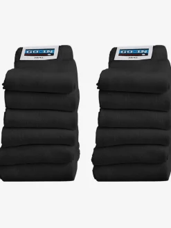 Chaussettes de tennis chaussettes de sport unies avec tige côtelée