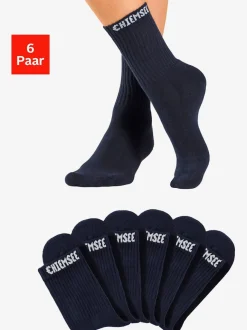 Chaussettes de tennis lot de 6 paires de chaussettes tendance