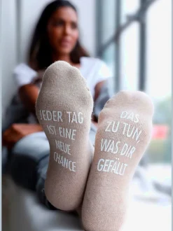 Chaussettes d'intérieur picots en caoutchouc antidérapants (abs)