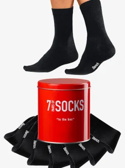 Chaussettes emballage pratique : 7 paires de socquettes en boîte
