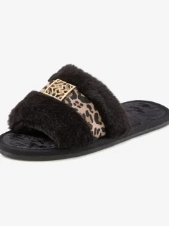 Chaussons imprimé animal discret