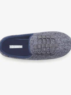 Chaussons sneakers à enfiler, légèrement chinées